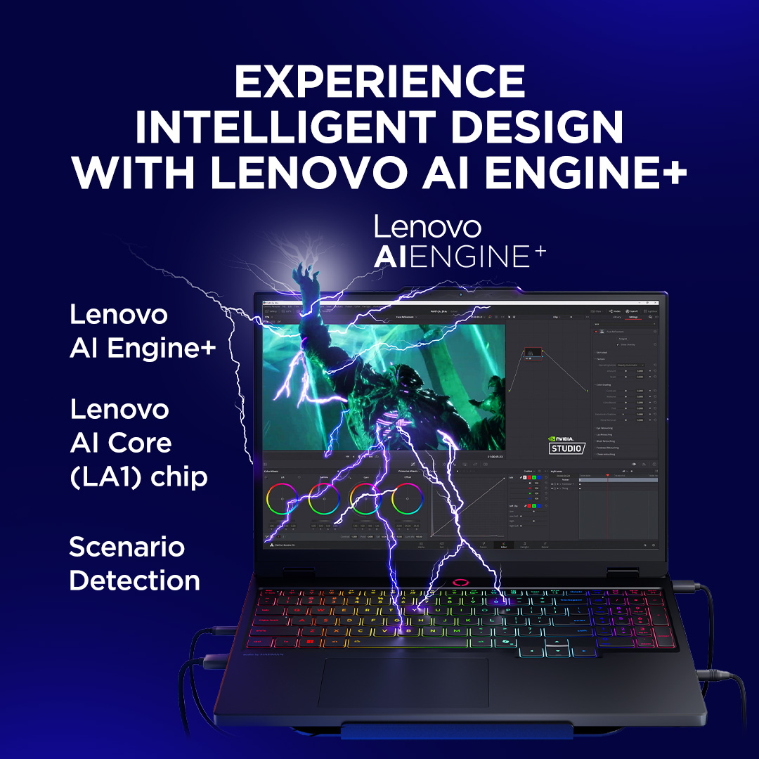 Lenovo Legion 5 15IRX10 | Eclipse Black | 15.1 " | OLED | WQXGA | 2560 x 1600 pixels | Glossy | Intel Core i7 | i7-14700HX | 16 GB | SO-DIMM DDR5 | Solid-state drive capacity 1000 GB | NVIDIA GeForce RTX 5060 | GDDR7 | 8 GB | Windows 11 Home | 802.11be | Bluetooth version 5.4 | Keyboard language Nordic | Keyboard backlit | Warranty 24 month(s) | Battery warranty 12 month(s) - Image 37