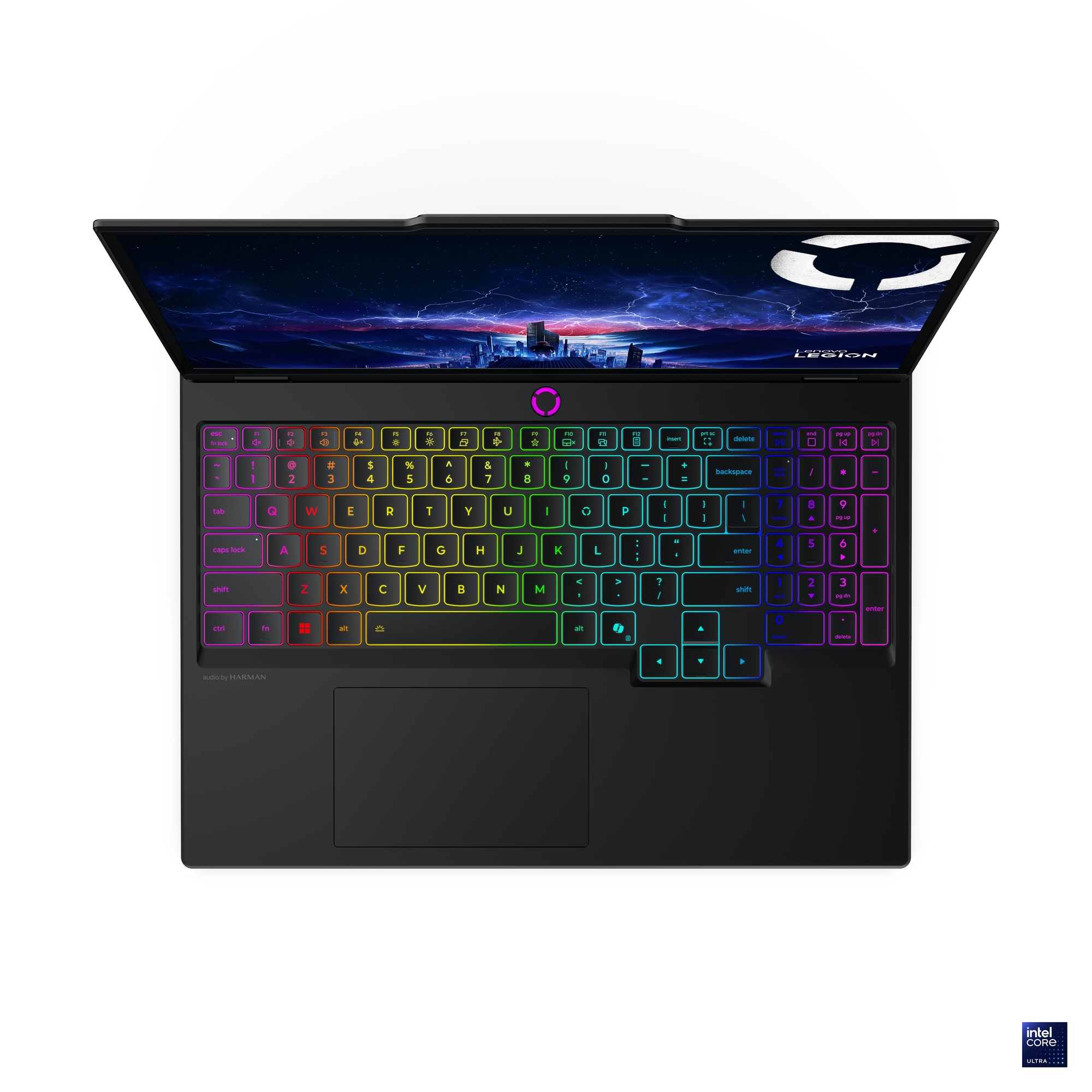 Lenovo Legion 5 15IRX10 | Eclipse Black | 15.1 " | OLED | WQXGA | 2560 x 1600 pixels | Intel Core i7 | i7-14700HX | 32 (2x16GB) GB | SO-DIMM DDR5 | Solid-state drive capacity 1000 GB | NVIDIA GeForce RTX 5070 | GDDR7 | 8 GB | Windows 11 Home | 802.11be | Bluetooth version 5.4 | Keyboard language Nordic | Keyboard backlit | Warranty 24 month(s) | Battery warranty 12 month(s) - Image 6
