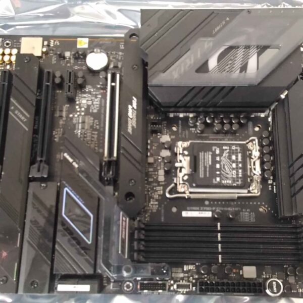 SALE OUT. Asus ROG STRIX Z790-F GAMING WIFI | Processor family Intel | Processor socket  LGA1700 | DDR5 DIMM | Memory slots 4 | Supported hard disk drive interfaces 	SATA, M.2 | Number of SATA connectors 4 | Chipset Intel Z790 | ATX | USED, REFURBISHED, WITHOUT ORIGINAL PACKAGING AND ACCESSORIES, ONLY BACKPANEL AND ANTENNA INCLUDED