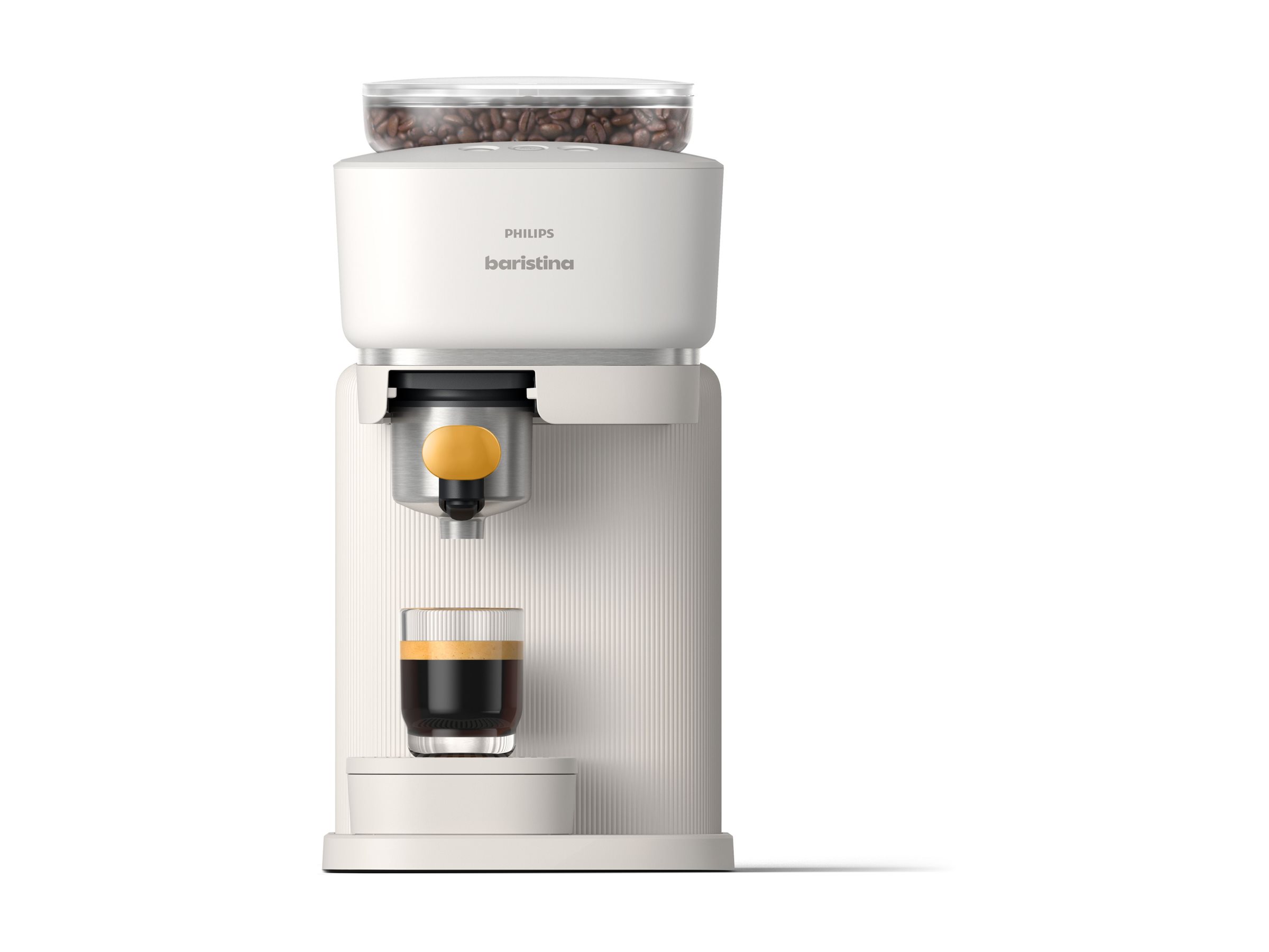 Philips Coffee maker | BAR300/03 Baristina | Pump pressure 16 bar | Semi-automatic | 122.8 W | White - Image 5