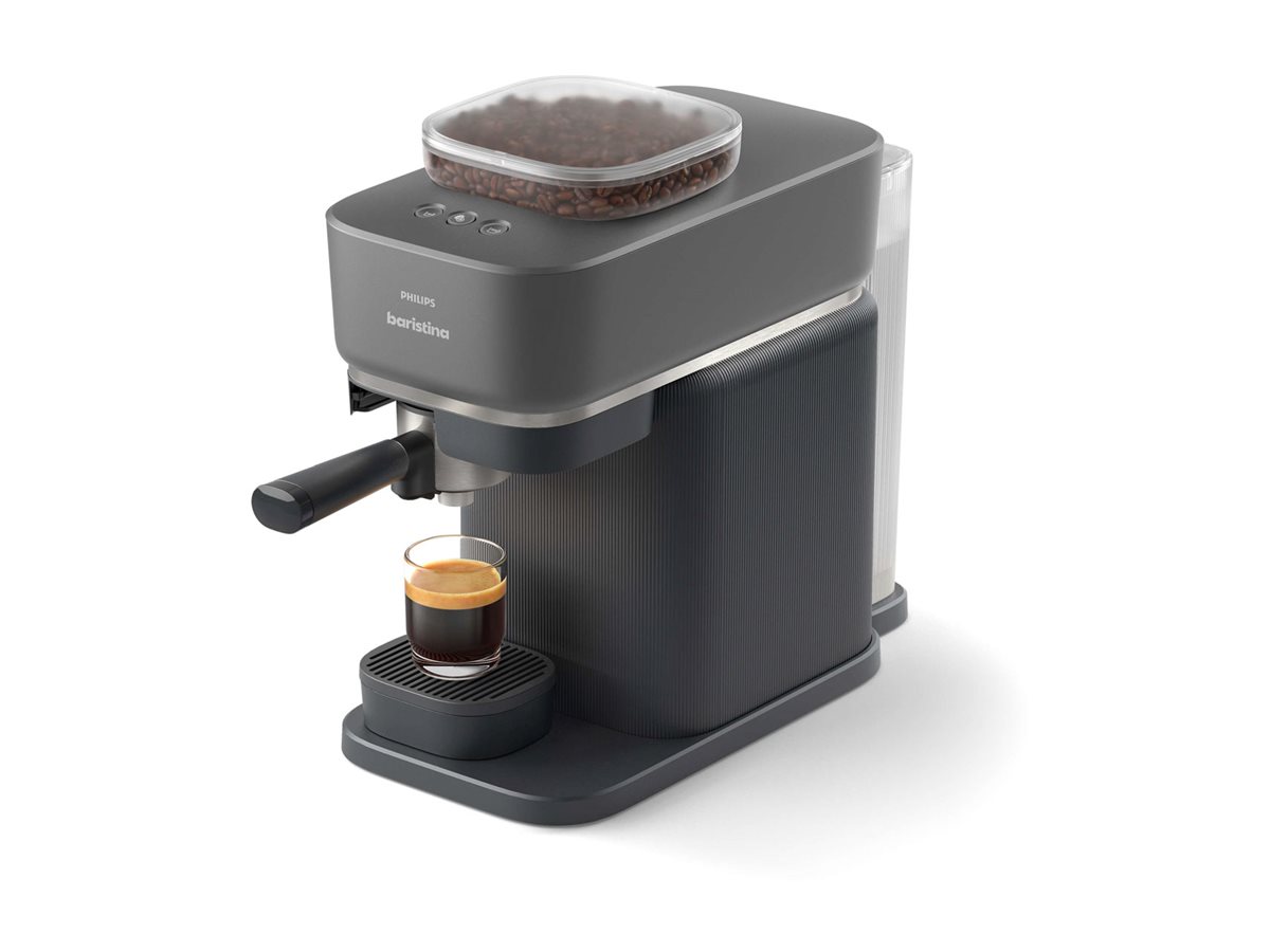 Philips Coffee maker | BAR300/60 Baristina | Pump pressure 16 bar | Semi-automatic | 122.8 W | Black - Image 3