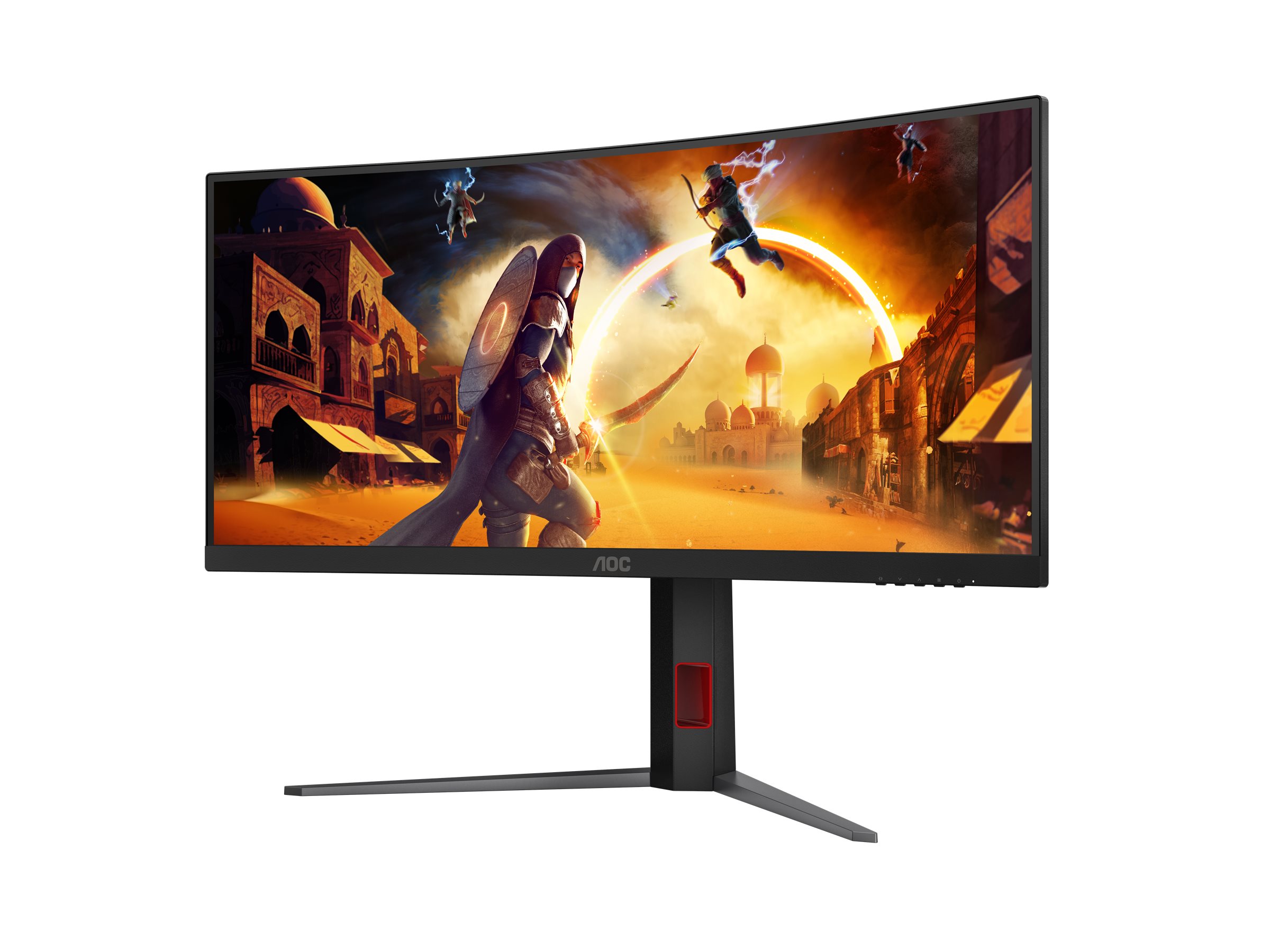 AOC | CU34G4 | 34 " | Fast VA | UWQHD | 21:9 | 180 Hz | 1 ms | 3440 x 1440 pixels | 300 cd/m² | HDMI ports quantity 2 | Black - Image 14