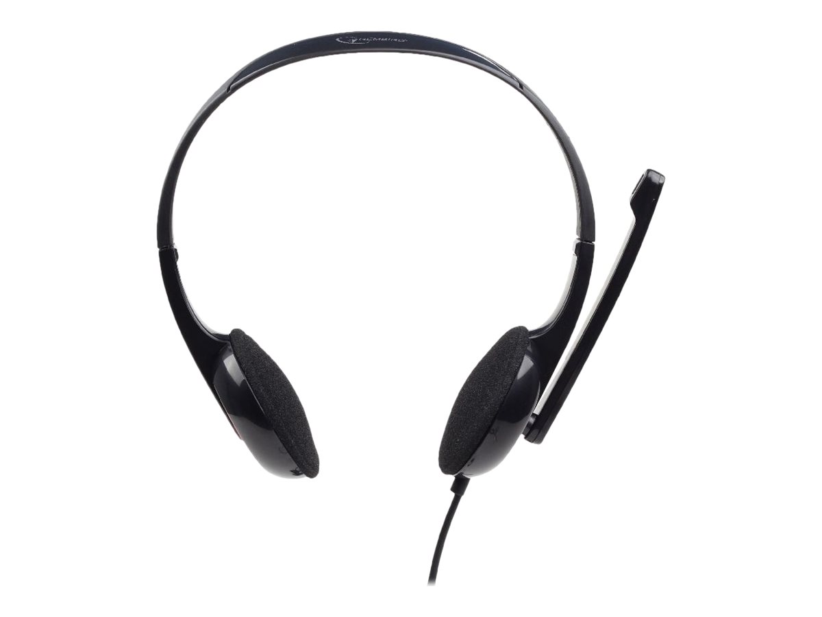 Gembird | MHS-002 Stereo headset | Built-in microphone | 3.5 mm | Black/Red - Image 3