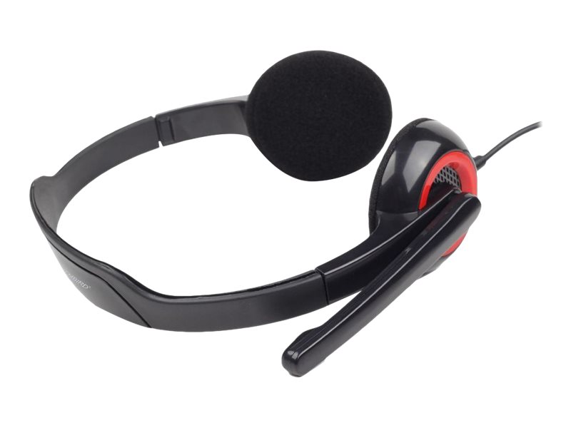 Gembird | MHS-002 Stereo headset | Built-in microphone | 3.5 mm | Black/Red - Image 8