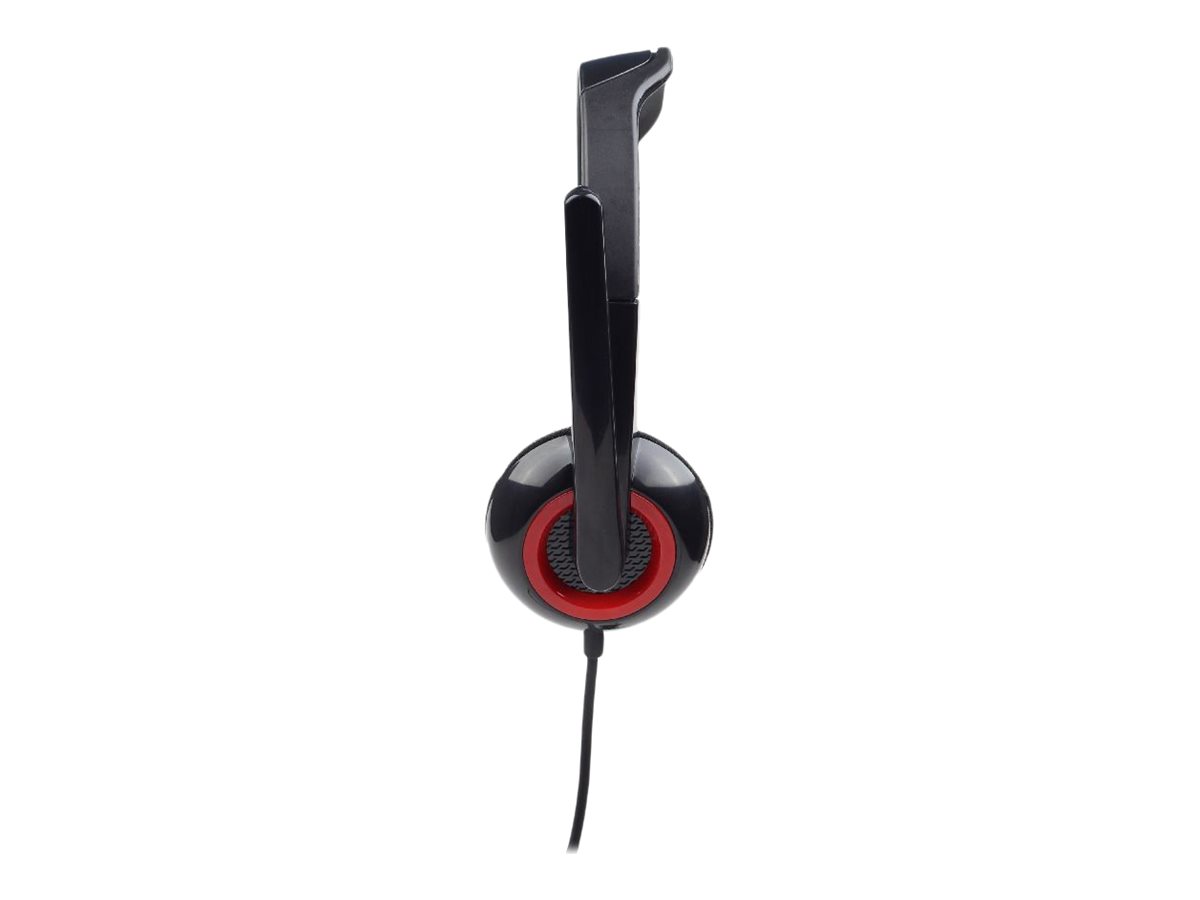 Gembird | MHS-002 Stereo headset | Built-in microphone | 3.5 mm | Black/Red - Image 9