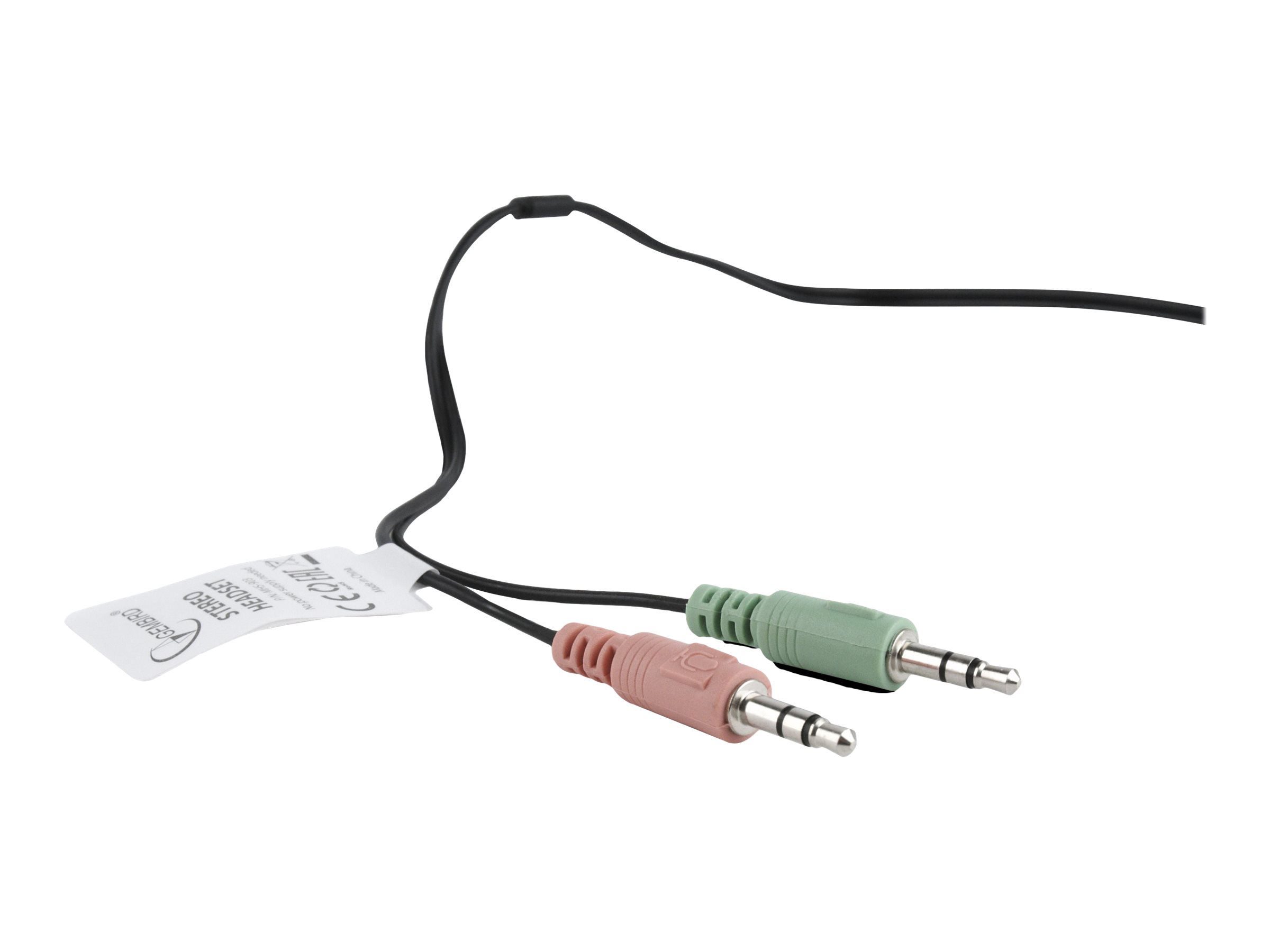 Gembird | MHS-002 Stereo headset | Built-in microphone | 3.5 mm | Black/Red - Image 10