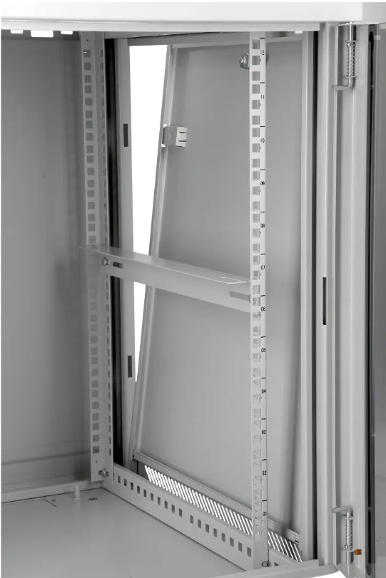 SOMI Networks | 18U, 19″ Network Wall Cabinet | 18U-60/60FPC | Gray | With Front Glass Doors | Depth: 60 cm - Image 4