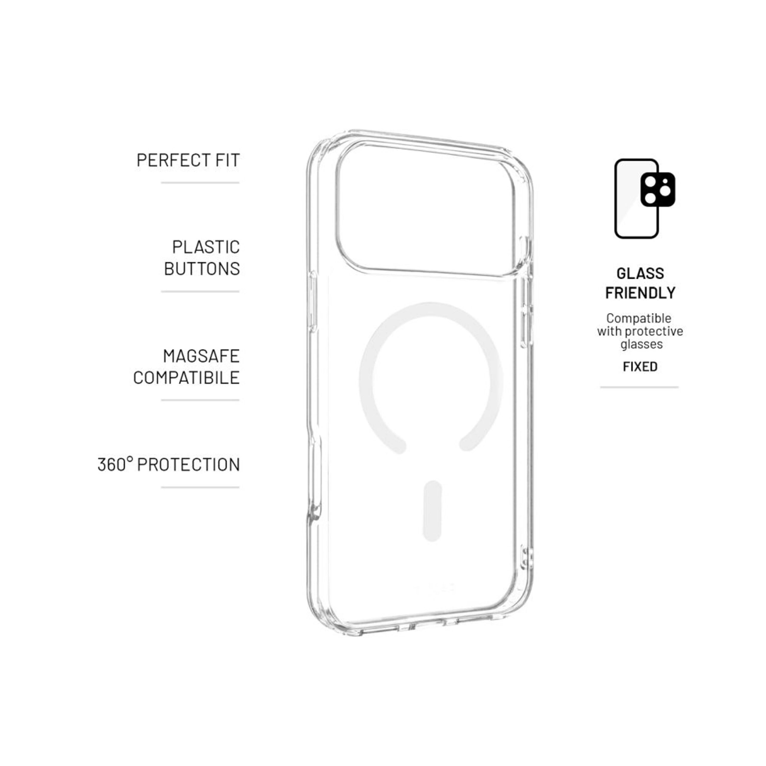 Fixed Back cover | Apple | iPhone 17 Pro Max | TPU/PC | Transparent | MagPure - Image 5