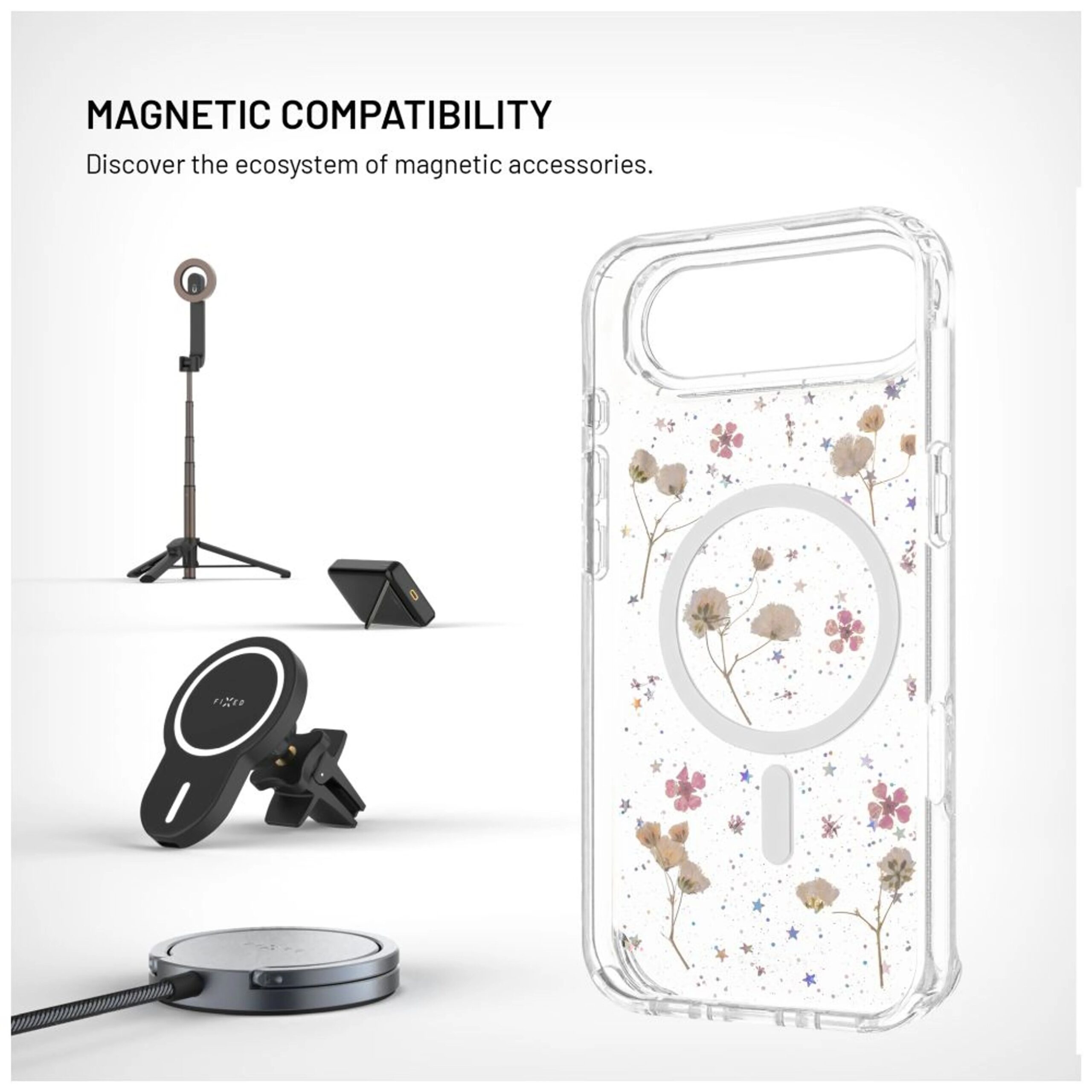 Fixed MagBloom | Back cover | Apple | iPhone Air | TPU | Blush Plum - Image 5