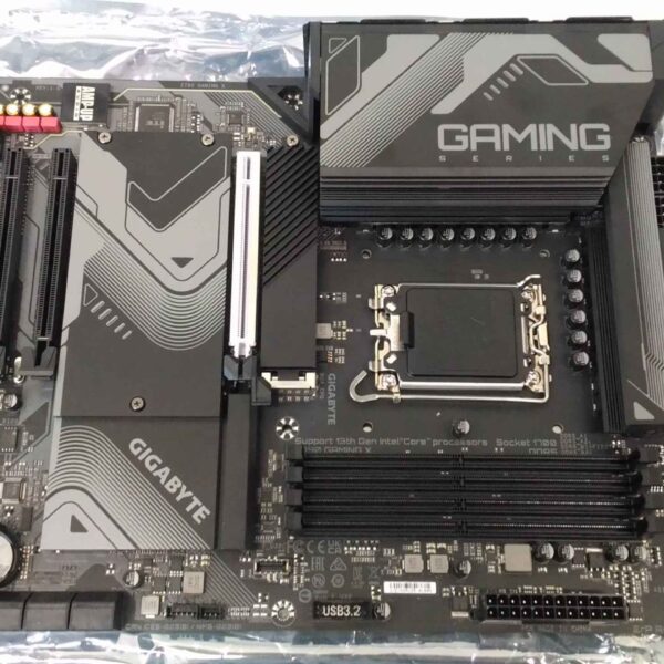 SALE OUT. Gigabyte Z790 GAMING X 1.0 M/B | Processor family Intel | Processor socket  LGA1700 | DDR5 DIMM | Memory slots 4 | Supported hard disk drive interfaces 	SATA, M.2 | Number of SATA connectors 6 | Chipset Intel Z790 Express | ATX | USED, REFURBISHED, WITHOUT ORIGINAL PACKAGING AND ACCESSORIES, ONLY BACKPANEL INCLUDED