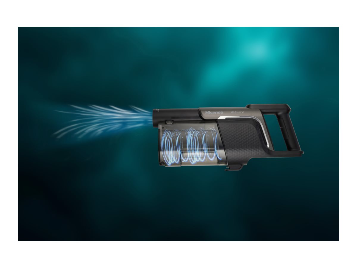 Hisense Vacuum Cleaner | HVC646630A | Cordless operating | Handstick | 330 W | 25.2 V | Operating time (max) 60 min | Black/Grey - Image 12