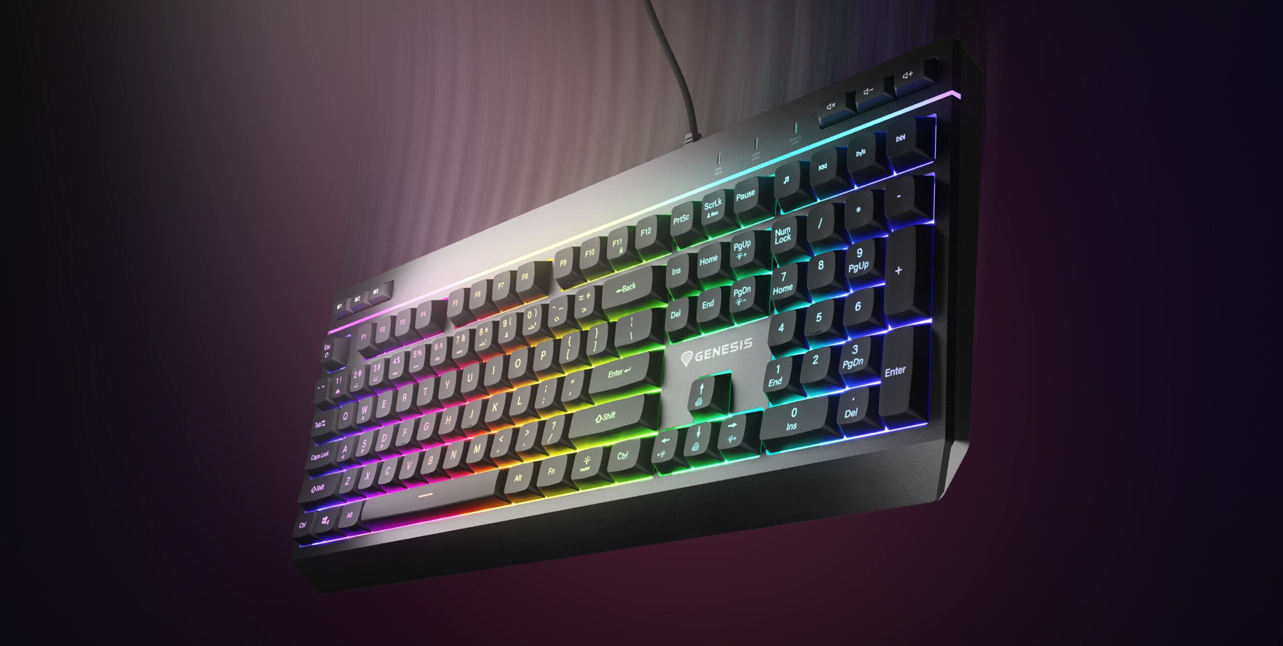 Genesis | Rhod 530 | Membrane Gaming Keyboard | Wired | US | Black | USB-A - Image 13