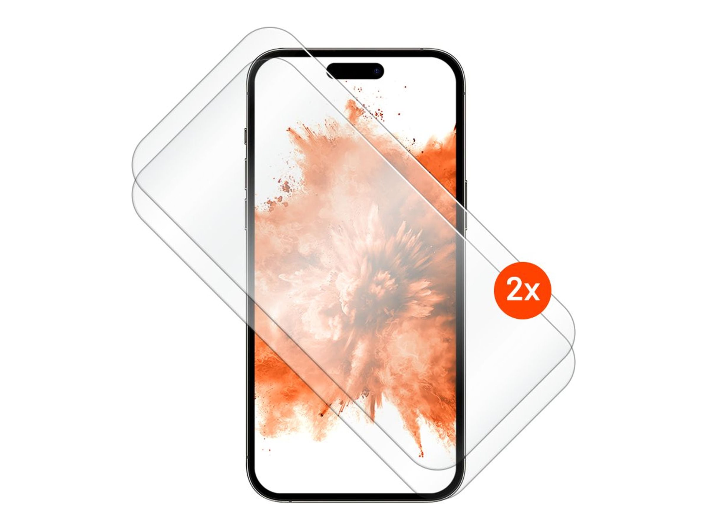 Fixed Screen protector | Apple | iPhone 17 Pro | Tempered glass | Transparent | 2.5D - Image 2
