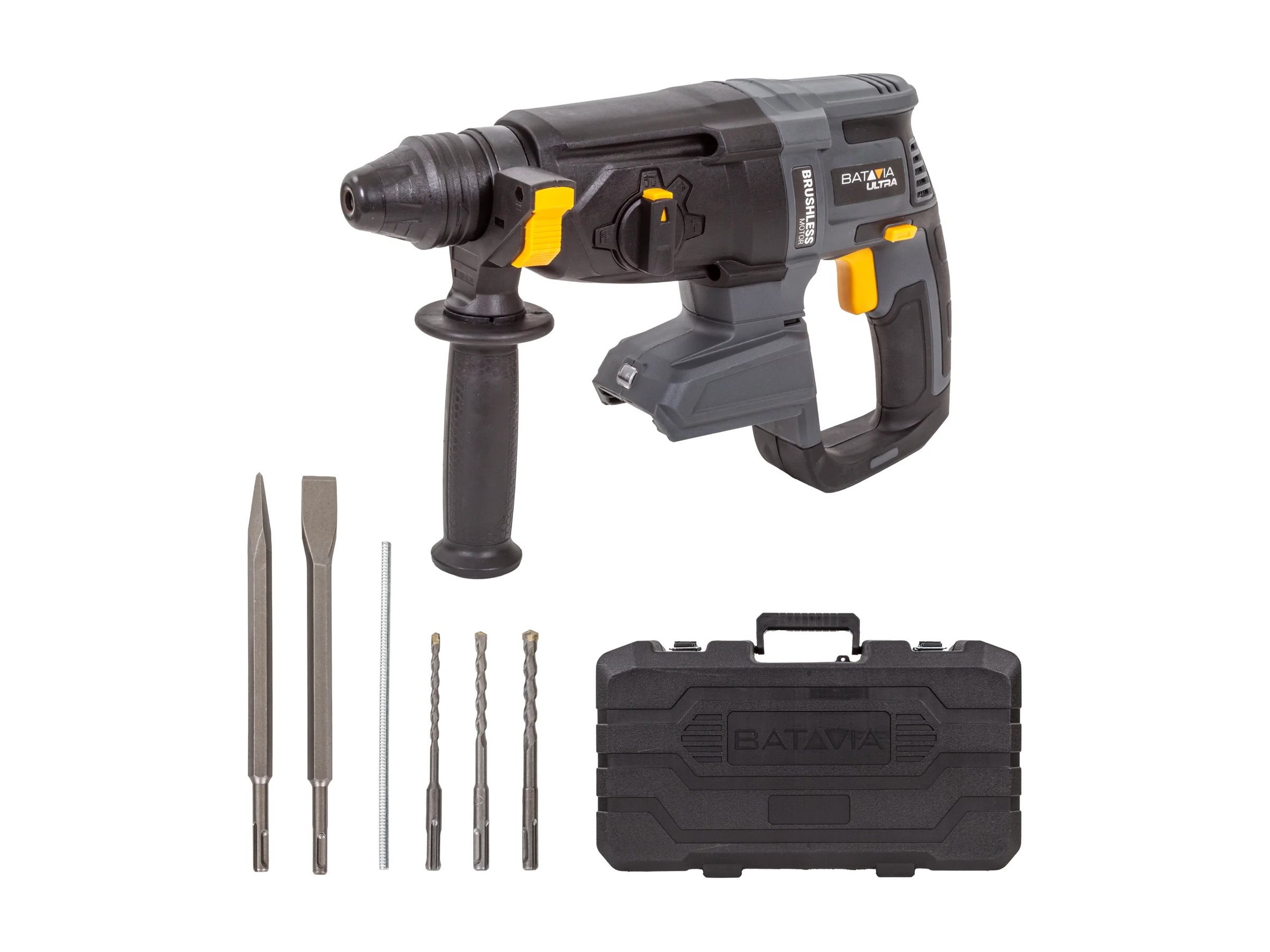 Batavia B.V. 18V Cordless Brushless Rotary Hammer SDS+, Without Battery and Charger in BMC - Image 5
