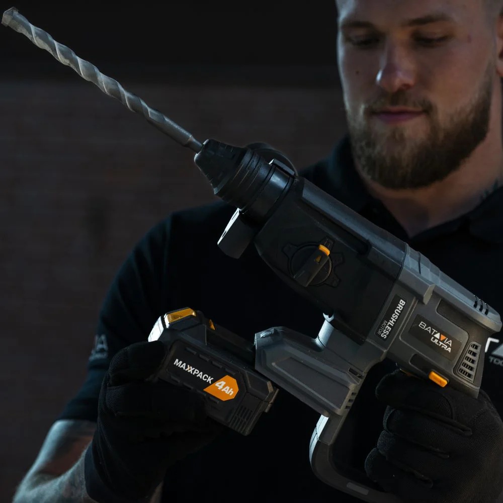 Batavia B.V. 18V Cordless Brushless Rotary Hammer SDS+, Without Battery and Charger in BMC - Image 13