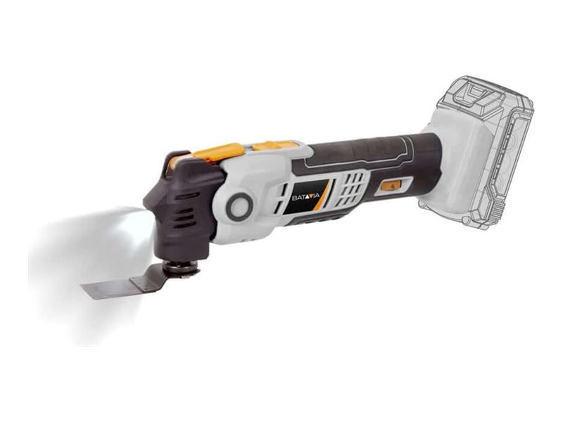 Batavia B.V. | 18V Cordless Anti-Vibration Multitool - Without Battery and Charger - Image 2