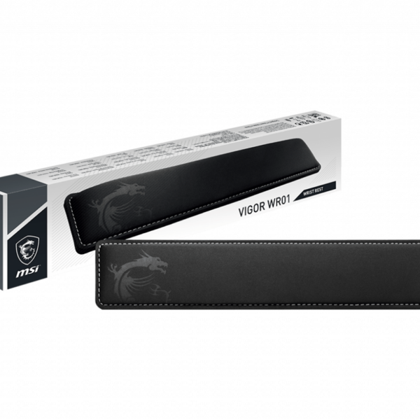MSI Vigor WR01 klaviatūros riešo paminkštinimas, juoda. | MSI | Vigor WR01 | Wrist rest | N/A | N/A | Black