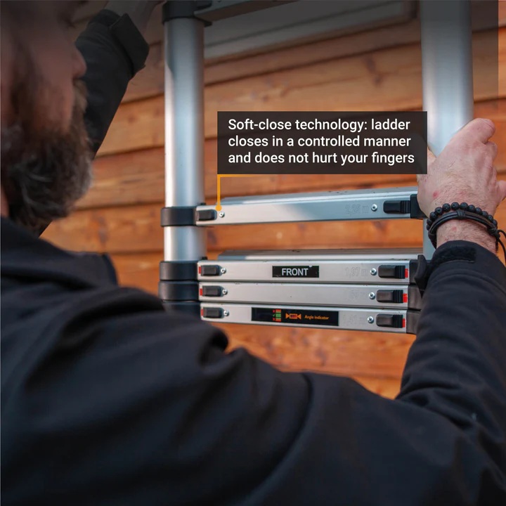 Batavia B.V. | Giraffe PRO Telescopic Ladder 3.81 m - Image 5