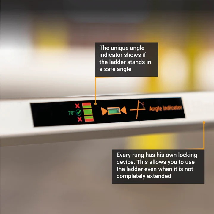 Batavia B.V. | Giraffe PRO Telescopic Ladder 3.81 m - Image 9