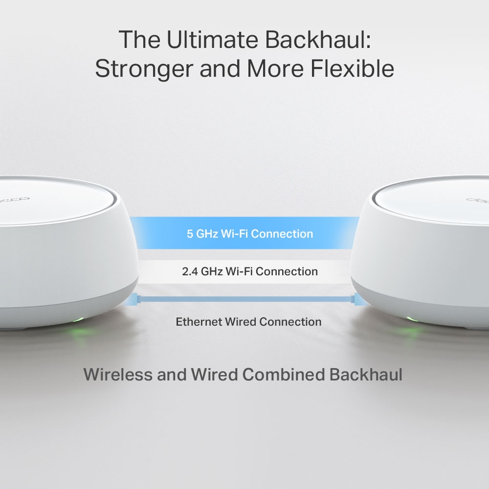 TP-LINK BE3600 Whole Home Mesh WiFi 7 System (2-pack) | Deco BE22 | 802.11ax | Ethernet LAN (RJ-45) ports 2 | Mesh Support Yes | MU-MiMO No | No mobile broadband - Image 5