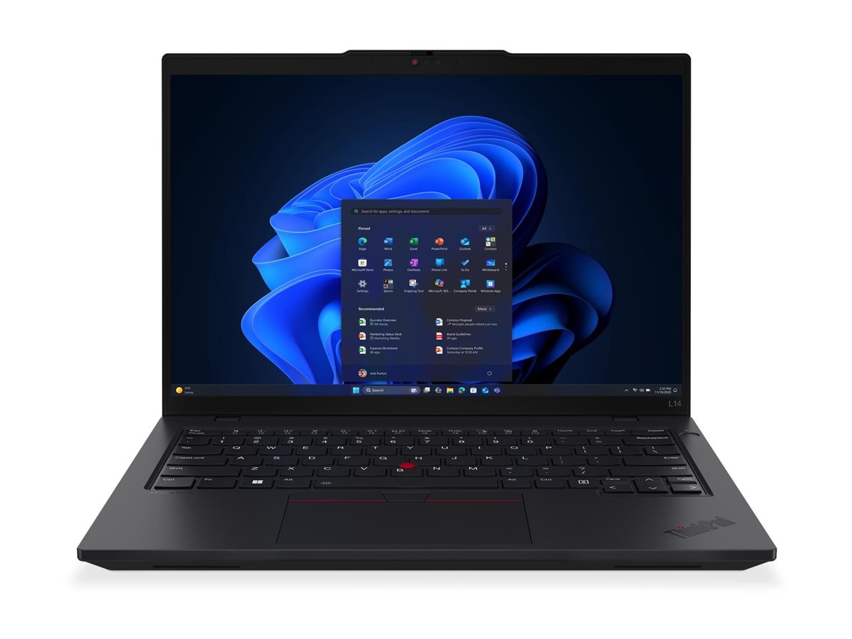Lenovo ThinkPad L14 G6 AMD | Black | 14 " | IPS | WUXGA | 1920 x 1200 pixels | Anti-glare | AMD Ryzen AI 7 PRO | 350 | 32 GB | SO-DIMM DDR5 | Solid-state drive capacity 1000 GB | AMD Radeon 860M Graphics | Windows 11 Pro | 802.11be | Bluetooth version 5.4 | LTE Upgradable | Keyboard language Nordic | Keyboard backlit | Warranty 36 month(s) | Battery warranty 12 month(s)