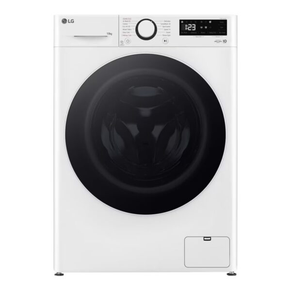 LG Washing machine | F4WR510S0W | Energy efficiency class A-10% | Front loading | Washing capacity 10 kg | 1400 RPM | Depth 57 cm | Width 60 cm | Display | LED | Steam function | Direct drive | White