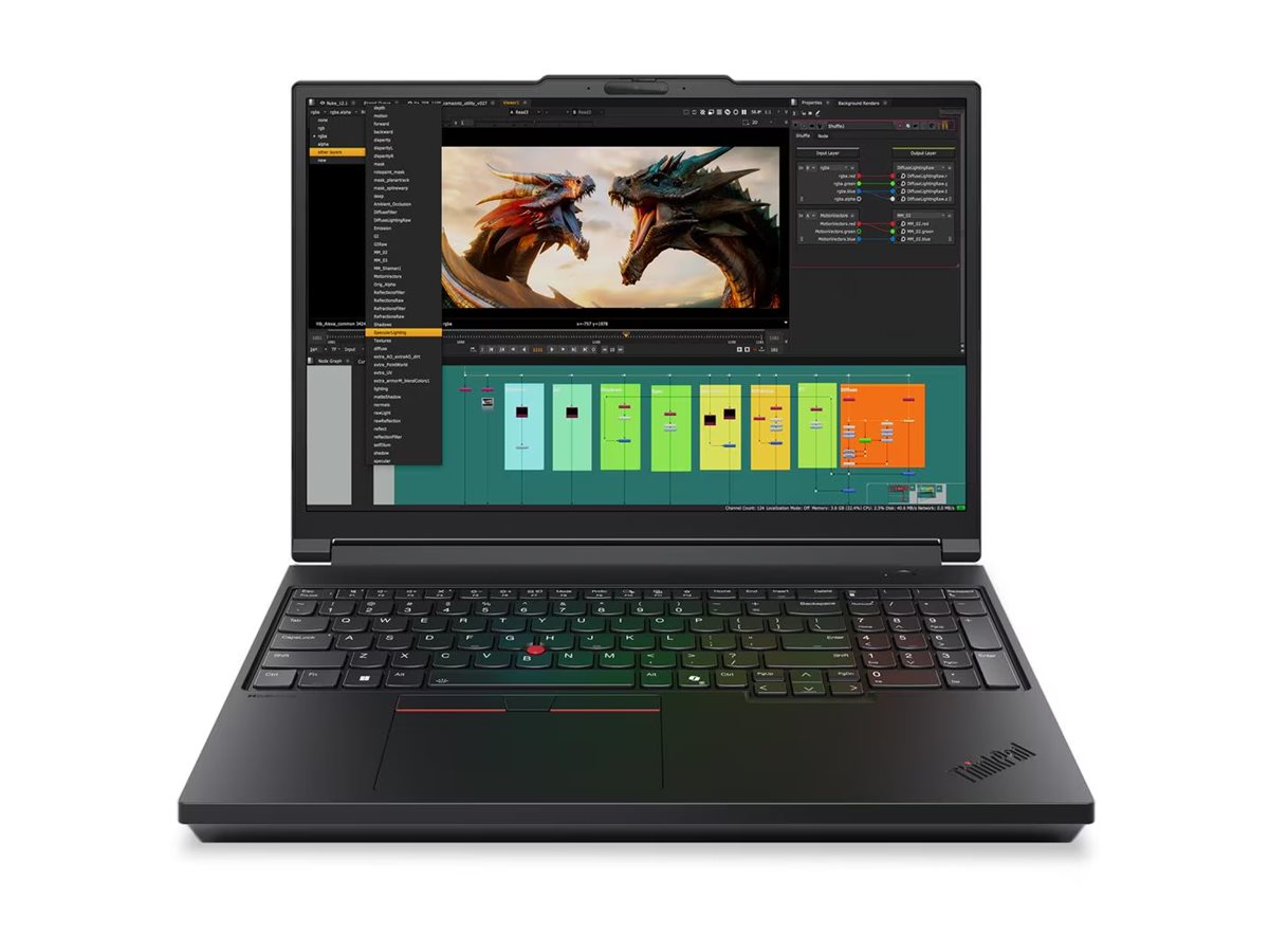 Lenovo ThinkPad P16 G3 | Black | 16 " | IPS | WUXGA | 1920 x 1200 pixels | Anti-glare | Intel Core Ultra 9 | 275HX | 64 (2x32GB) GB | SODIMM DDR5 | Solid-state drive capacity 1000 GB | NVIDIA RTX PRO 3000 Blackwell Generation | GDDR7 | 12 GB | Windows 11 Pro | 802.11be | Bluetooth version 5.4 | Keyboard language English | Keyboard backlit | Warranty 36 month(s) | Battery warranty 12 month(s) - Image 2
