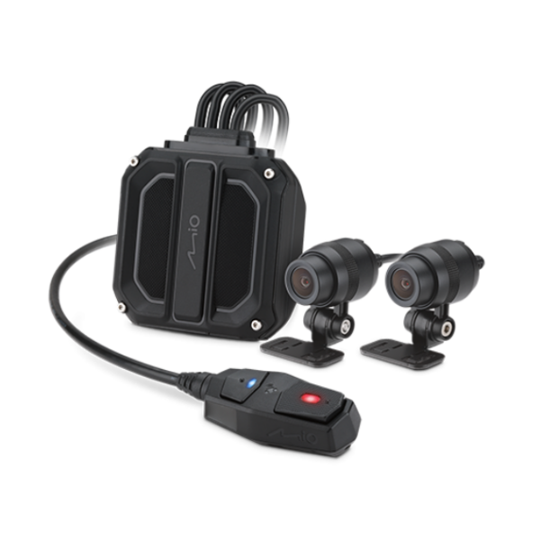 Mio | MiVue M820WD dual-lens motorcycle driving recorder | Receive five satellite GPS | Wi-Fi