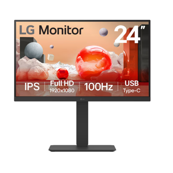LG | 24BA650-B | 23.8 " | IPS | 16:9 | 100 Hz | 5 ms | 1920 x 1080 pixels | 250 cd/m² | HDMI ports quantity 1 | Black