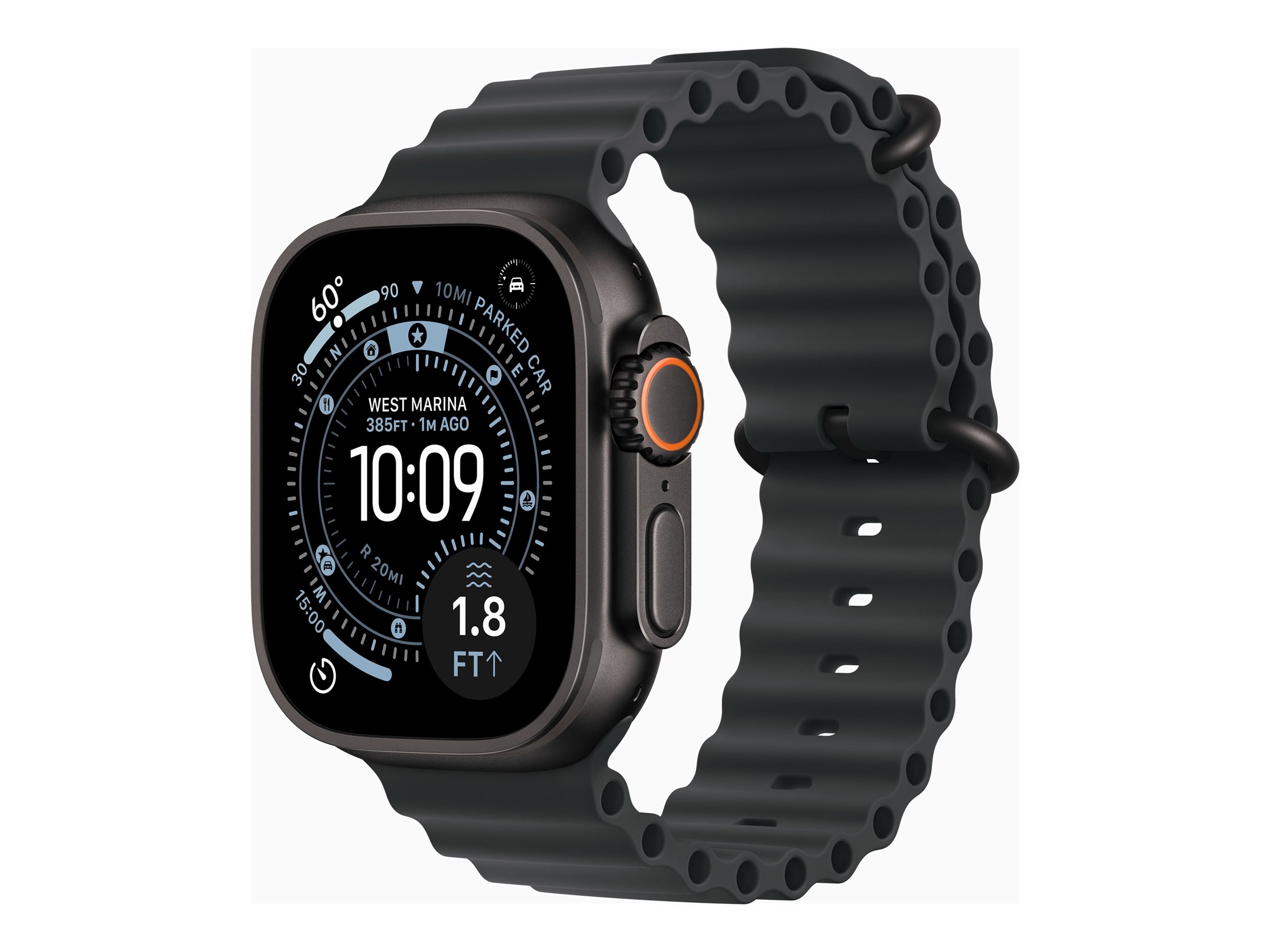 Apple Watch Ultra 3 | Smart watch | GPS (satellite) | LTPO OLED Always-On Retina display | Black Titanium