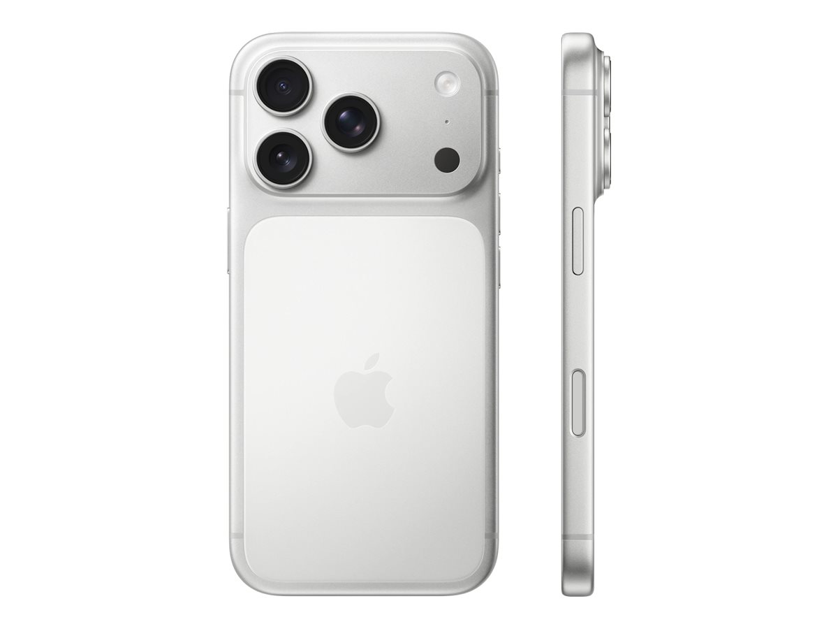 Apple iPhone 17 Pro | Silver | 6.3 " | Super Retina XDR display | 2622 x 1206 pixels | A19 Pro | Internal RAM 12 GB | 256 GB | Dual SIM | 5G | Main camera resolution 48+48+48 MP | Secondary camera resolution 18 MP | iOS - Image 2
