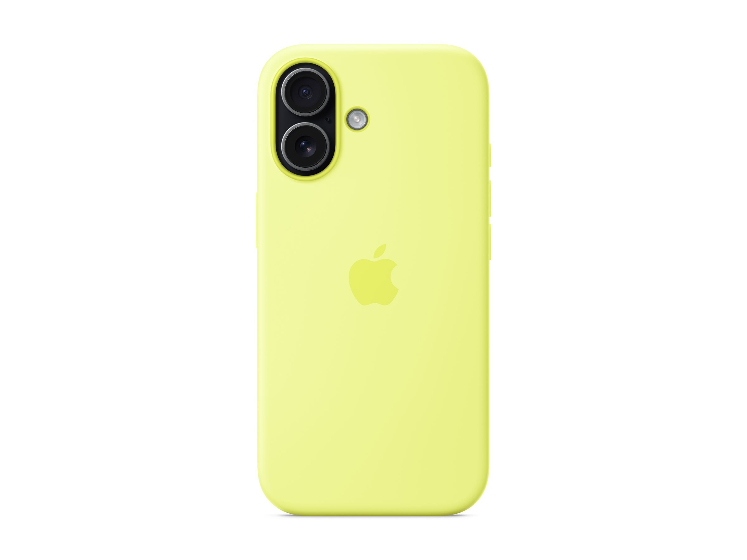 Apple iPhone 17 Silicone Case with MagSafe - Neon Yellow | Apple - Image 3