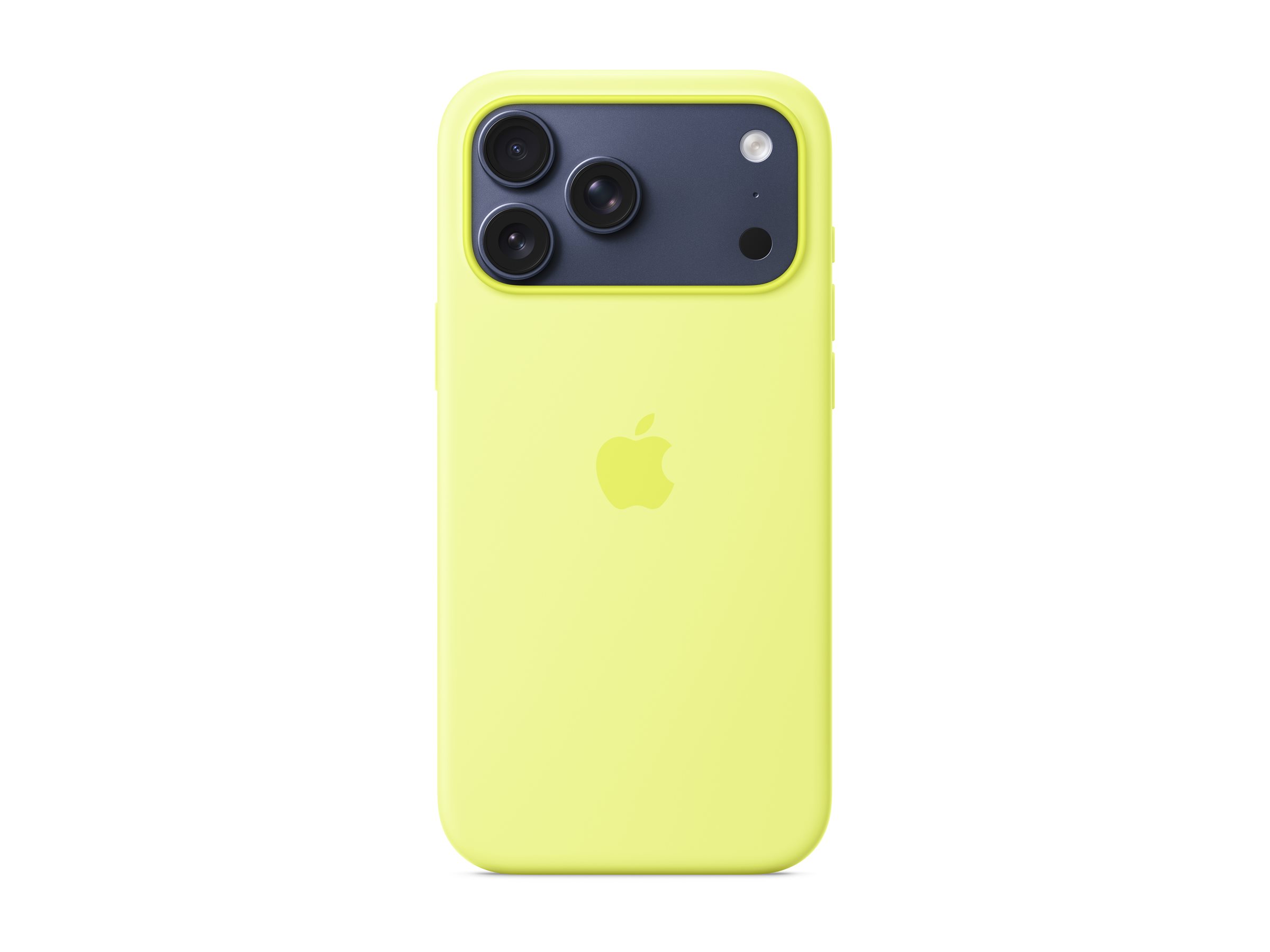 Apple iPhone 17 Pro Max Silicone Case with MagSafe – Neon Yellow | Apple