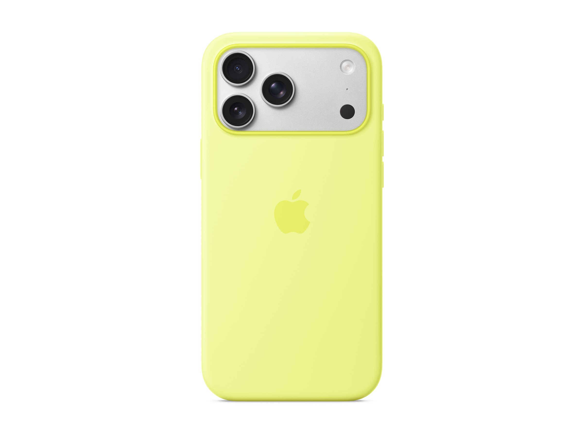 Apple iPhone 17 Pro Max Silicone Case with MagSafe – Neon Yellow | Apple - Image 2