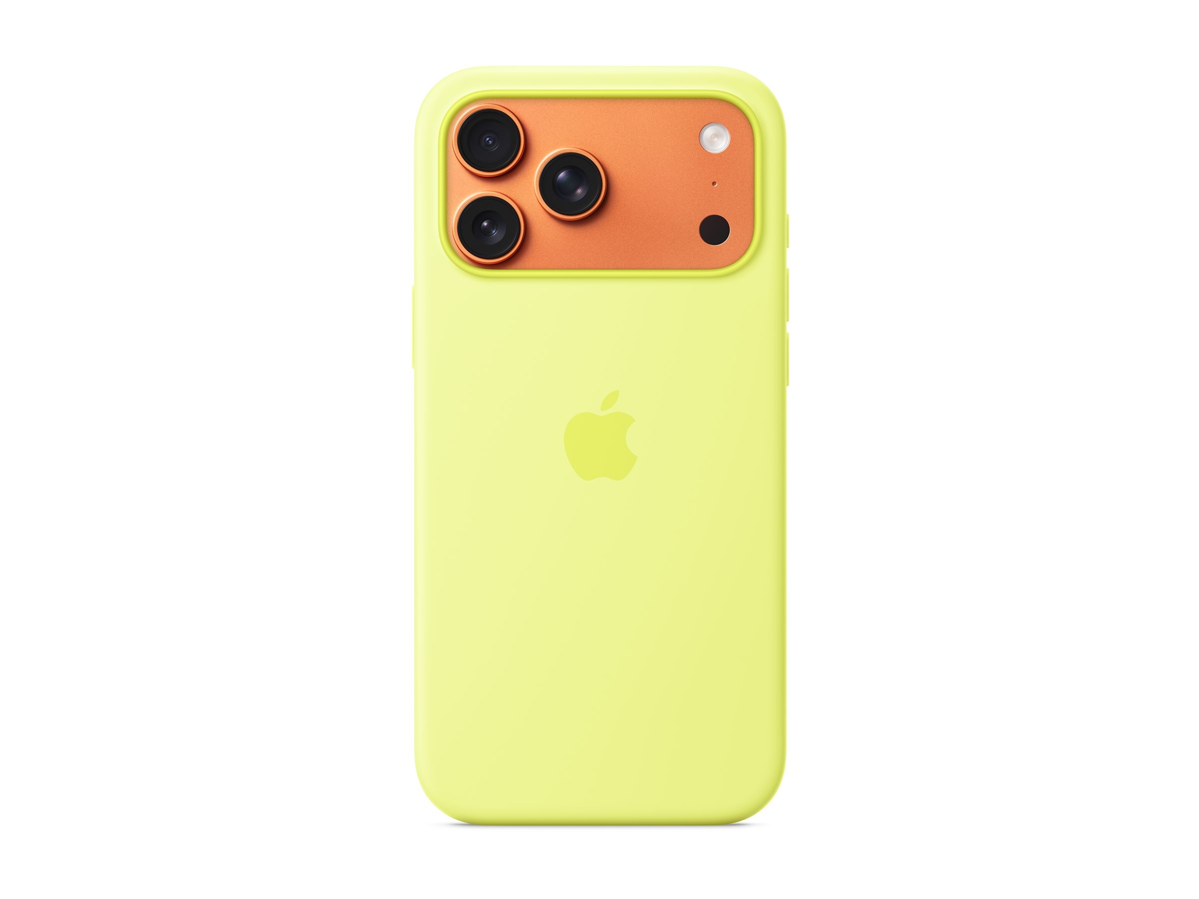 Apple iPhone 17 Pro Max Silicone Case with MagSafe – Neon Yellow | Apple - Image 3