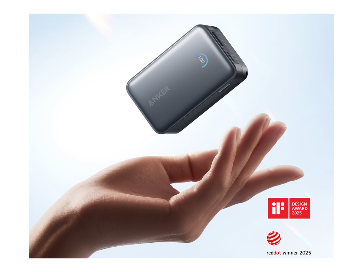 Anker Nano Power Bank 45W with Built-In Retractable USB-C Cable | A1638H11 | 10000 mAh | Black - Image 6