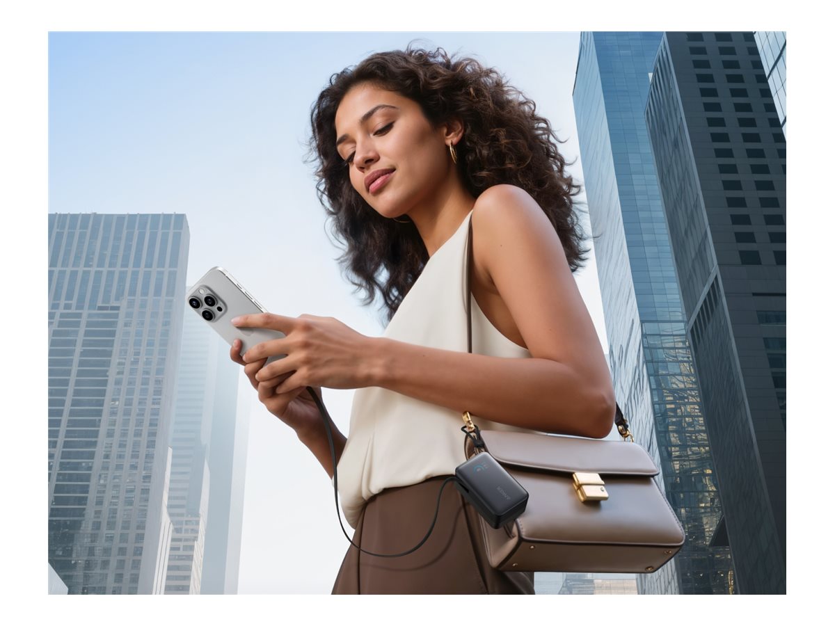 Anker Nano Power Bank 45W with Built-In Retractable USB-C Cable | A1638H11 | 10000 mAh | Black - Image 8