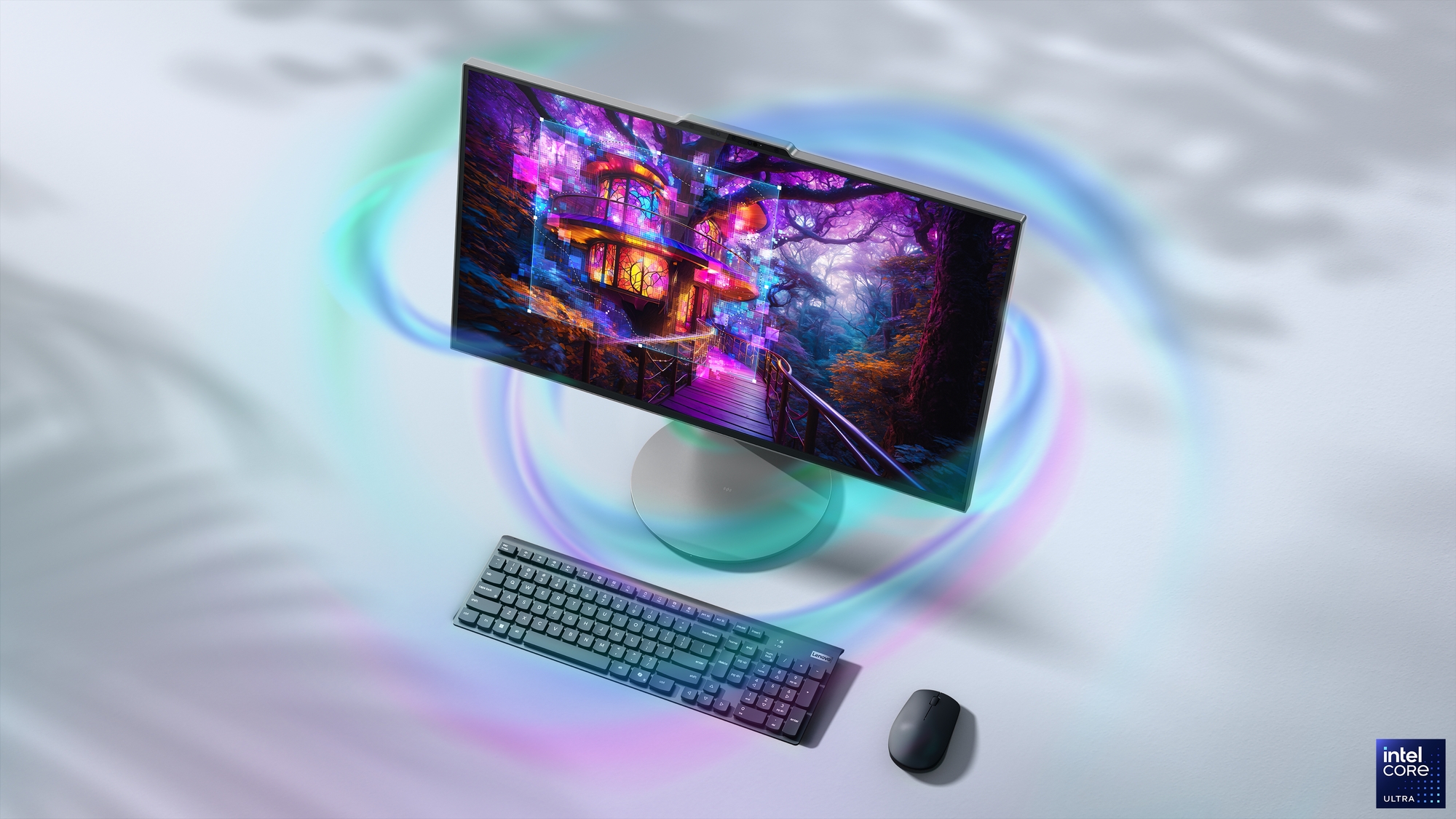 Lenovo Yoga | 27IAH10 | Desktop | AIO | 27 " | Inte Core Ultra 7 | 255H | 16 GB | Soldered LPDDR5x | 1000 GB | Intel Arc 140T GPU | English | Windows 11 Home | Warranty 24 month(s) - Image 22