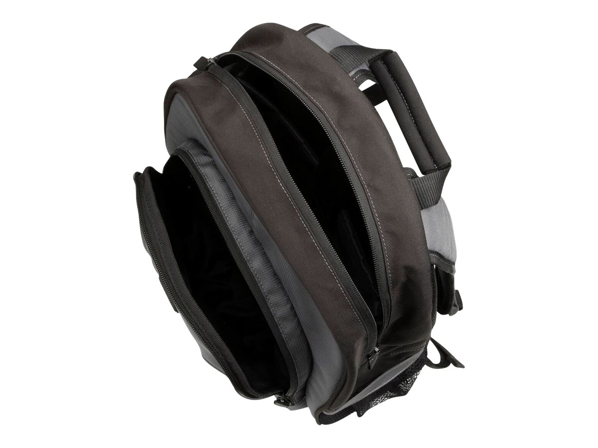 Targus | Essential Laptop Backpack | Backpack | Black/Grey - Image 4