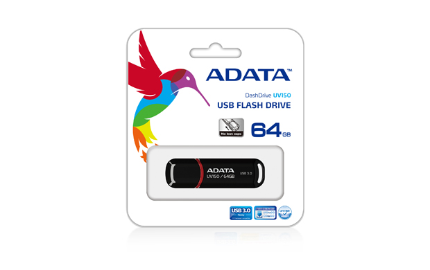 ADATA | UV150 | 64 GB | USB 3.0 | Black - Image 2