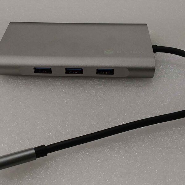 SALE OUT. Raidsonic Icy Box IB-DK4040-CPD USB Type-C Docking Station with two video interfaces | USED, REFURBISHED, WITHOUT ORIGINAL PACKAGING AND MANUALS