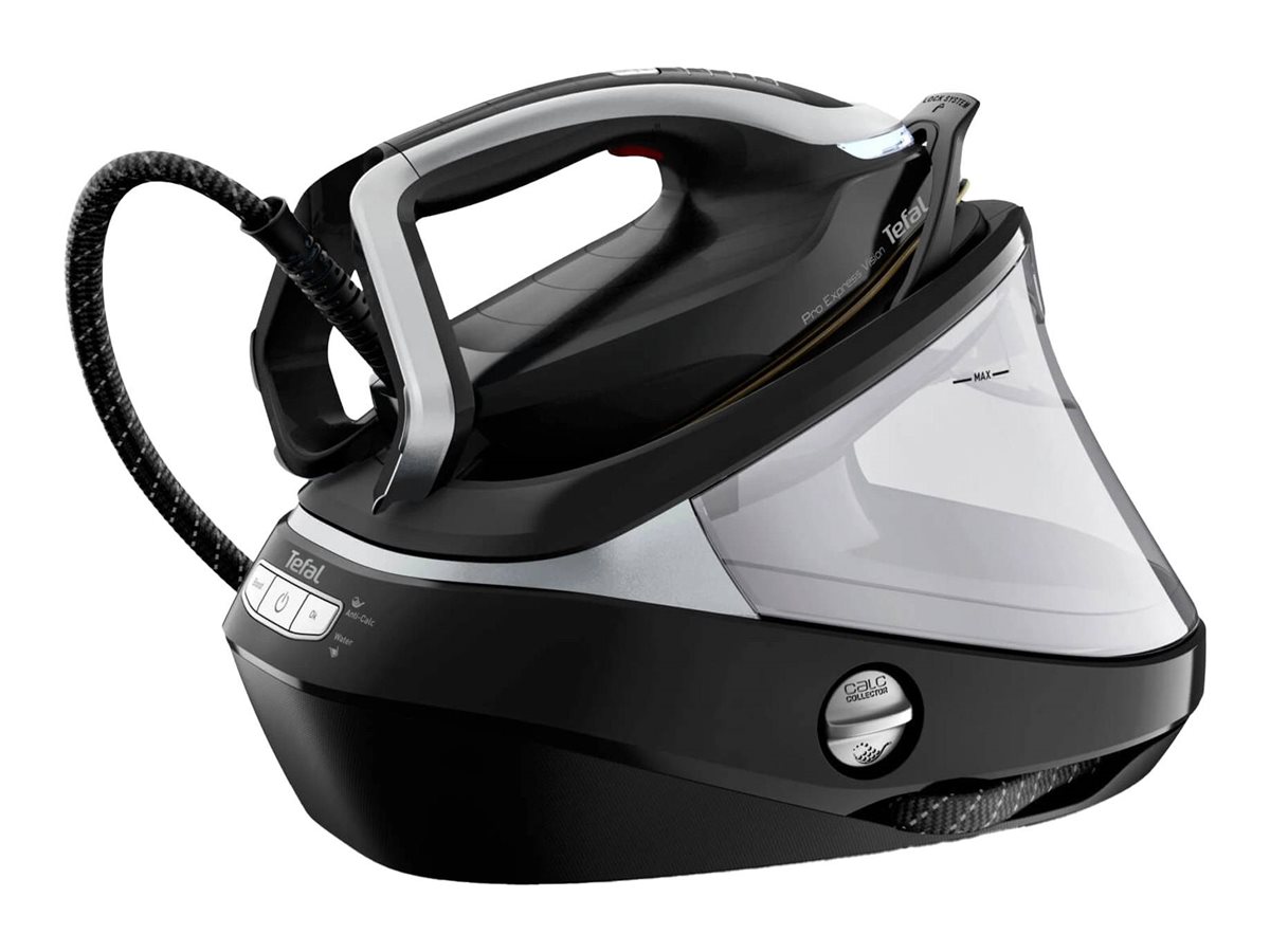 TEFAL | Pro Express Vision GV9821 | 3000 W | 1.2 L | 9 bar | Auto power off | Vertical steam function | Calc-clean function | Black