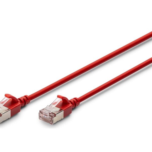 Digitus Slim Patch Cable, 1 m | DK-1632-A-010S-R | Red