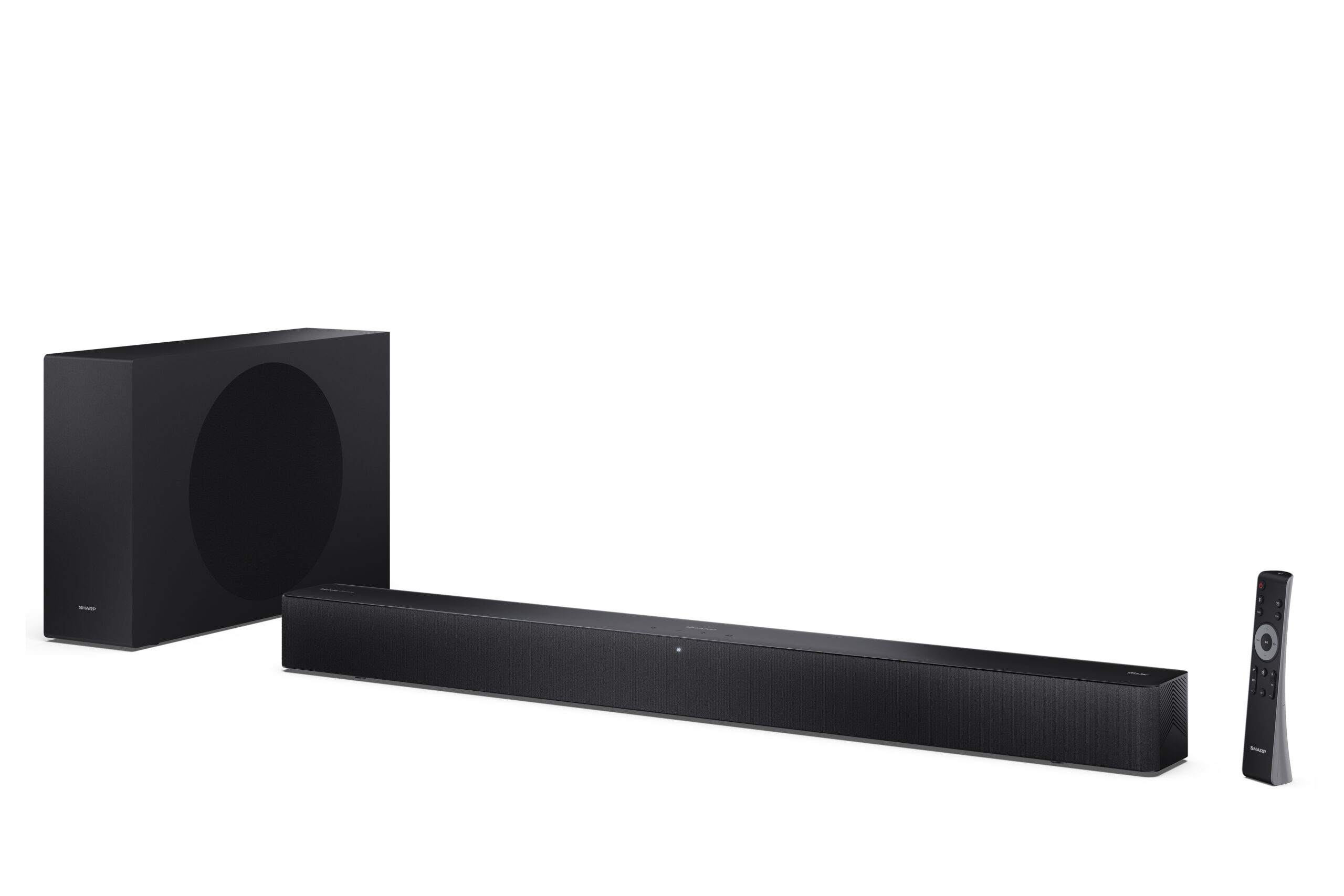Sharp 2.1 Dolby Atmos/DTS Virtual:X Soundbar with Slim Wireless Subwoofer | HT-SBW310 | 330 W | Bluetooth | Black | Wireless connection - Image 5