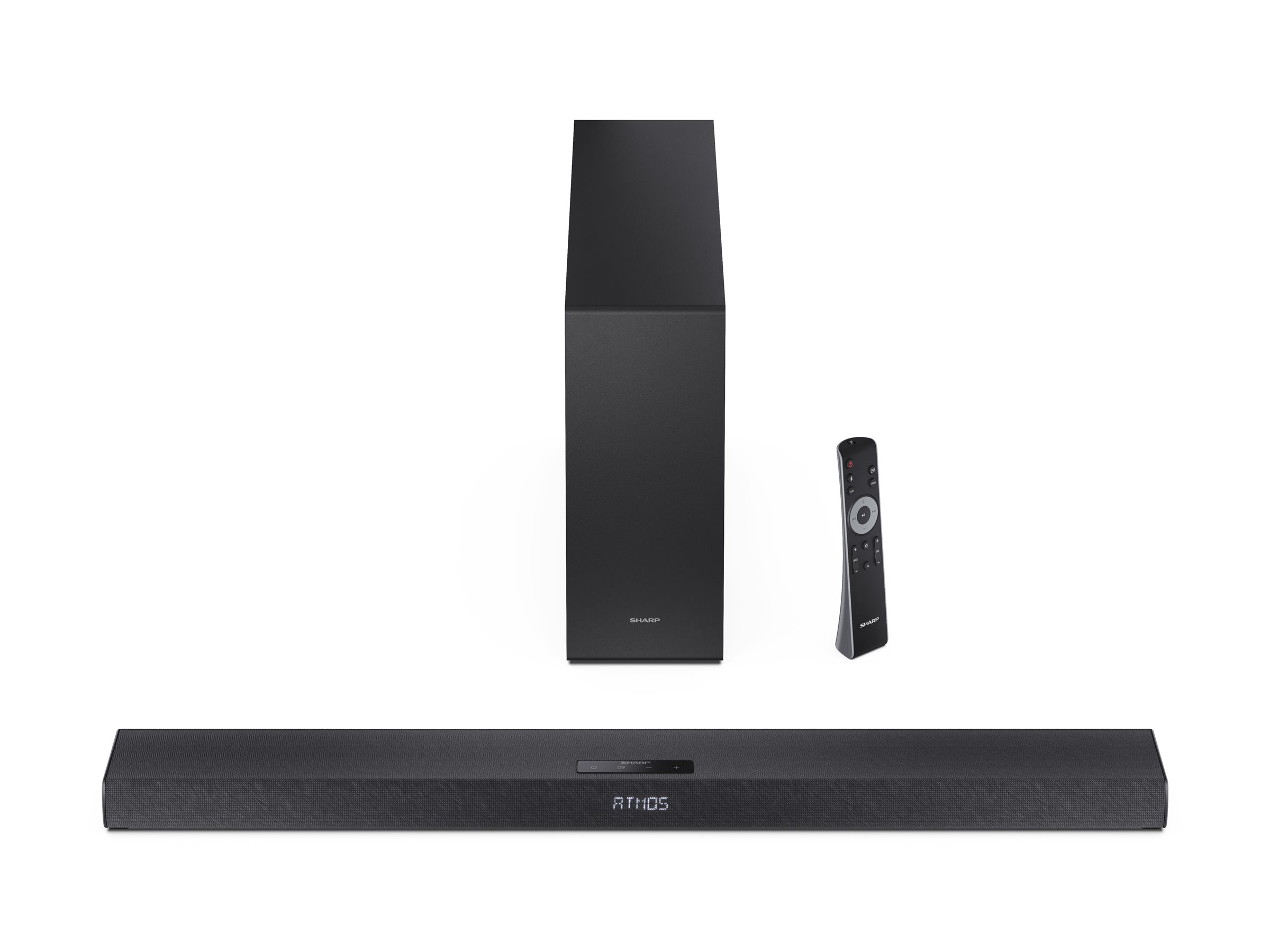 Sharp 2.1ch Ultra-slim Dolby Atmos/DTS Virtual: X Soundbar with Wireless Subwoofer | HT-SBW320 | 360 W | Bluetooth | Black | Wireless connection - Image 7