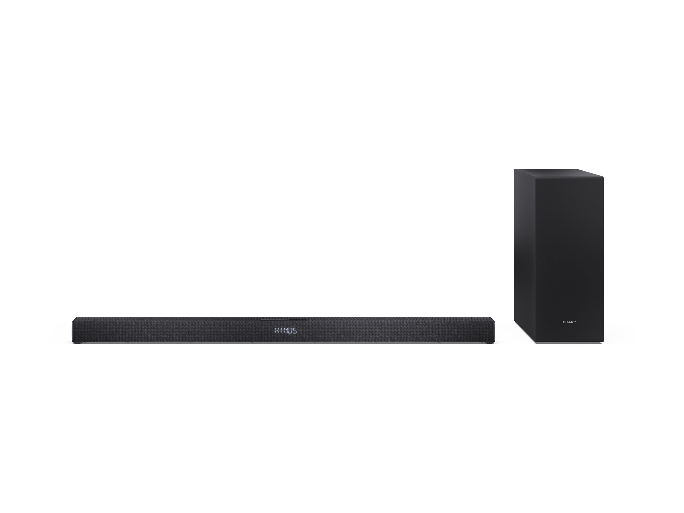 Sharp 2.1ch Ultra-slim Dolby Atmos/DTS Virtual: X Soundbar with Wireless Subwoofer | HT-SBW320 | 360 W | Bluetooth | Black | Wireless connection - Image 11