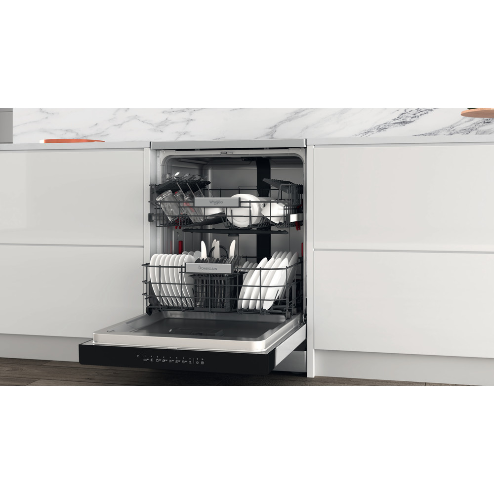 Whirlpool Dishwasher | WFO 3T133 P 6.5 X | Freestanding | Width 60 cm | Number of place settings 14 | Number of programs 10 | Energy efficiency class D | Display | Stainless steel - Image 6