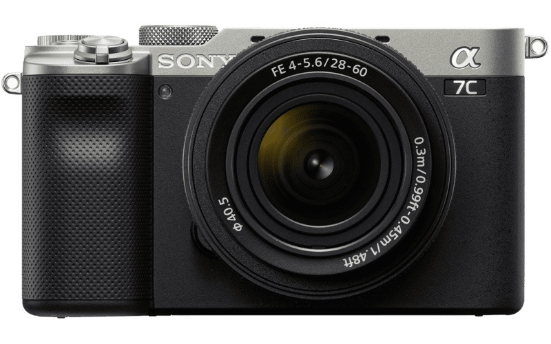 ILCE-7CL Sony Alpha A7C Full-frame Mirrorless Interchangeable Lens Camera with Sony FE 28-60mm F4-5.6 Zoom Lens, Silver | Sony | Full-frame Mirrorless Interchangeable Lens Camera with Sony FE 28-60mm F4-5.6 Zoom Lens | Alpha A7C | Mirrorless Camera body | 24.2 MP | ISO sensitivity (max) 102400 | Display diagonal 3.0 " | Video recording | Wi-Fi | Fast Hybrid AF | Magnification 0.59 x | Viewfinder | CMOS | Silver