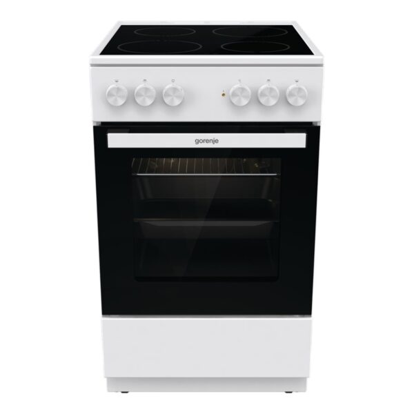 Gorenje Cooker | GEC5A21WG-B | Hob type Electric | Oven type Electric | White | Width 50 cm | Grilling | Depth 59.4 cm | 68 L