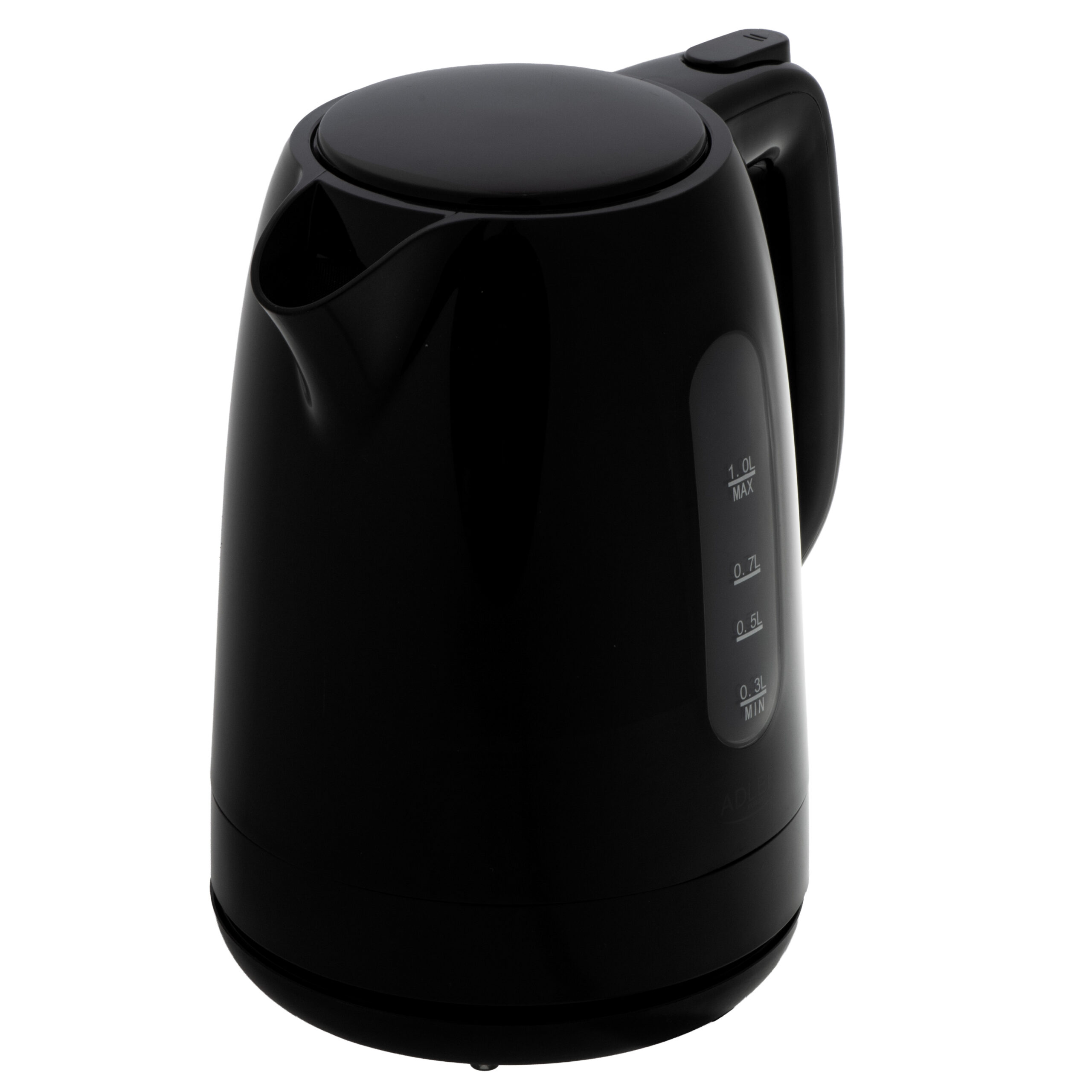 Adler Kettle | AD 1380b | Electric | 2200 W | 1 L | Polypropylene | 360° rotational base | Black - Image 4